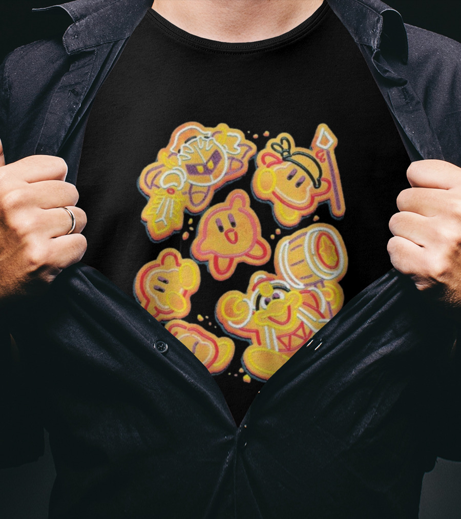 Dreamland Sweets Kirby Character Cookies T-Shirt