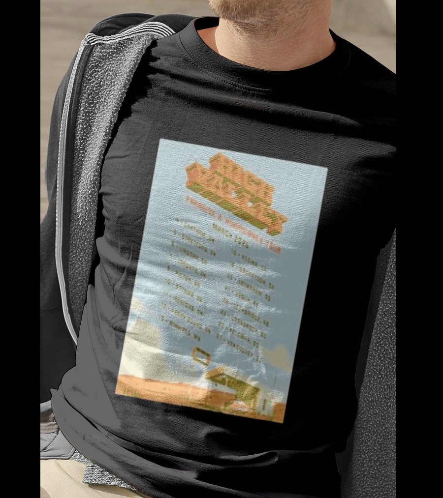 High Valley Paradise Hurricanes Tour 2026 March Dates Canada USA Locations T-Shirt