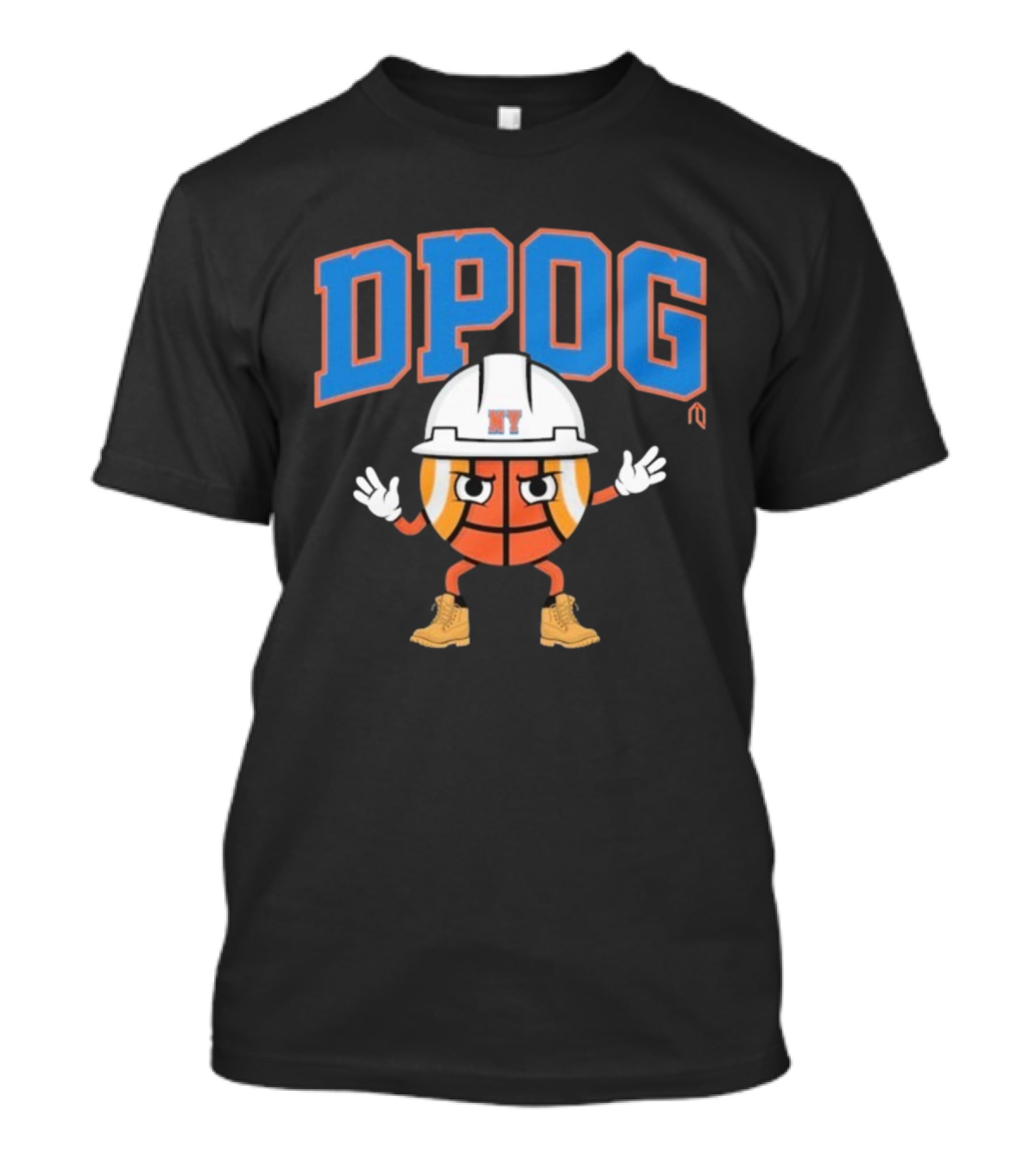 DPOG New York Hard Hat Basketball Character T-Shirt