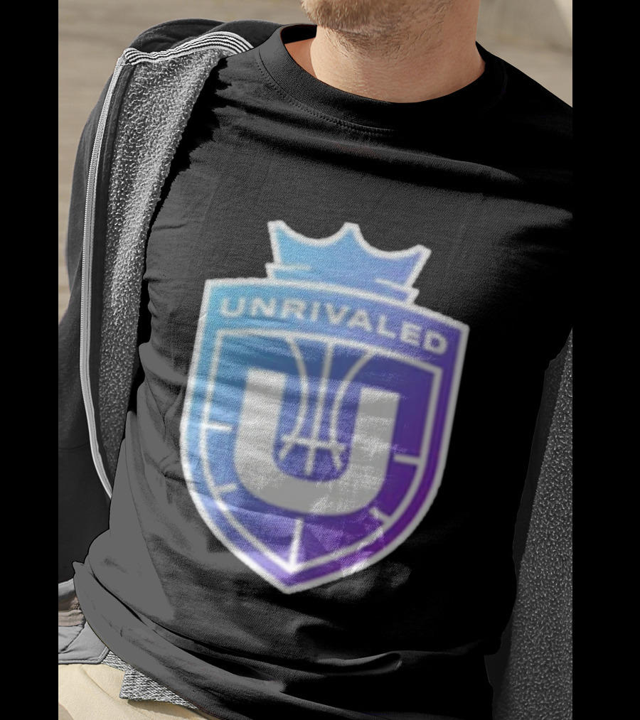 Unrivaled Gradient Basketball Crest T-Shirt