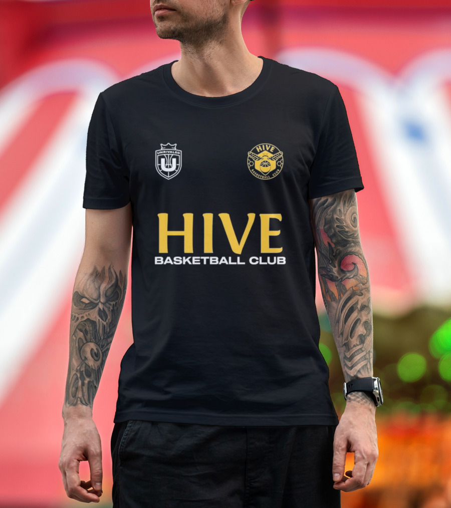 Unrivaled Hive Basketball Club Hive Classic Emblem Collaboration T-Shirt
