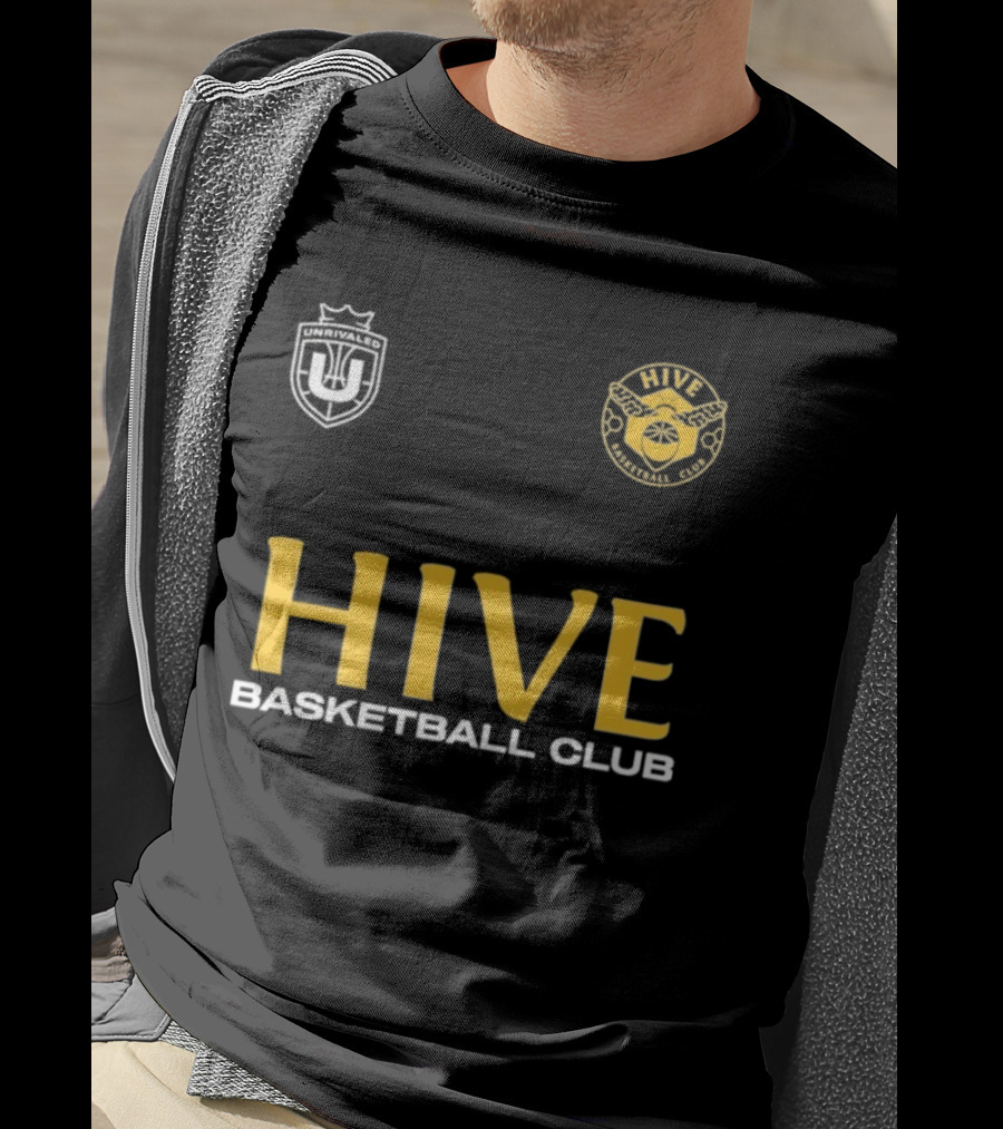 Unrivaled Hive Basketball Club Hive Classic Emblem Collaboration T-Shirt