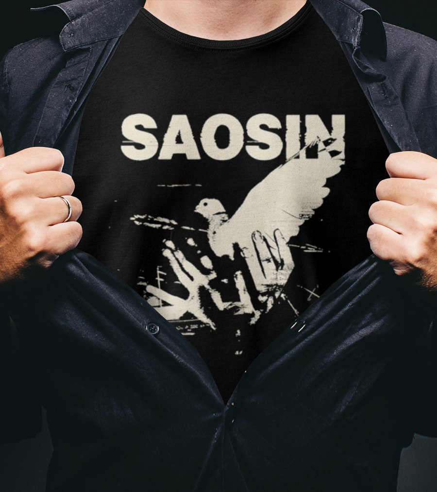 SAOSIN Bird Imagery Vintage Style T-Shirt