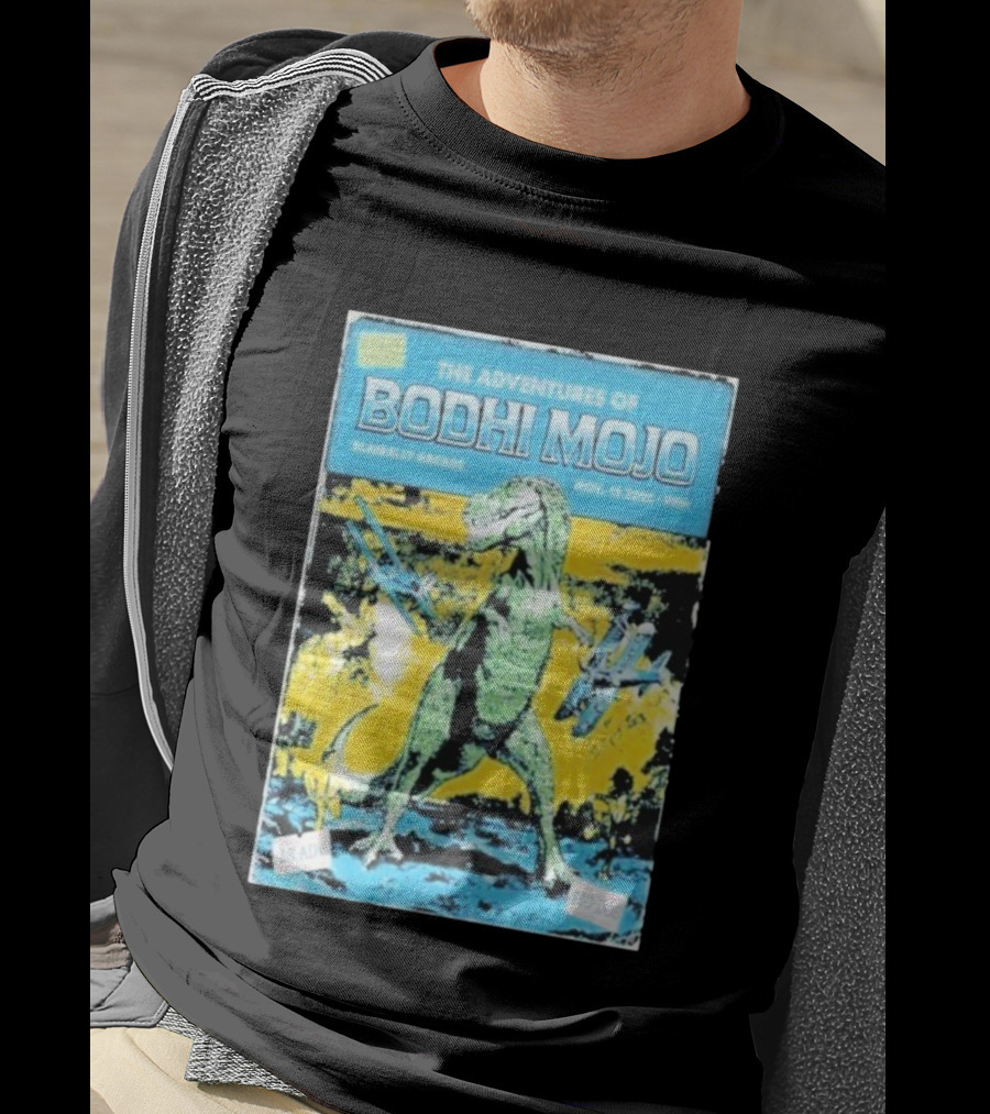 The Adventures Of Bodhi Mojo Nov 15 2025 Blairally Arcade Dinosaur Event T-Shirt