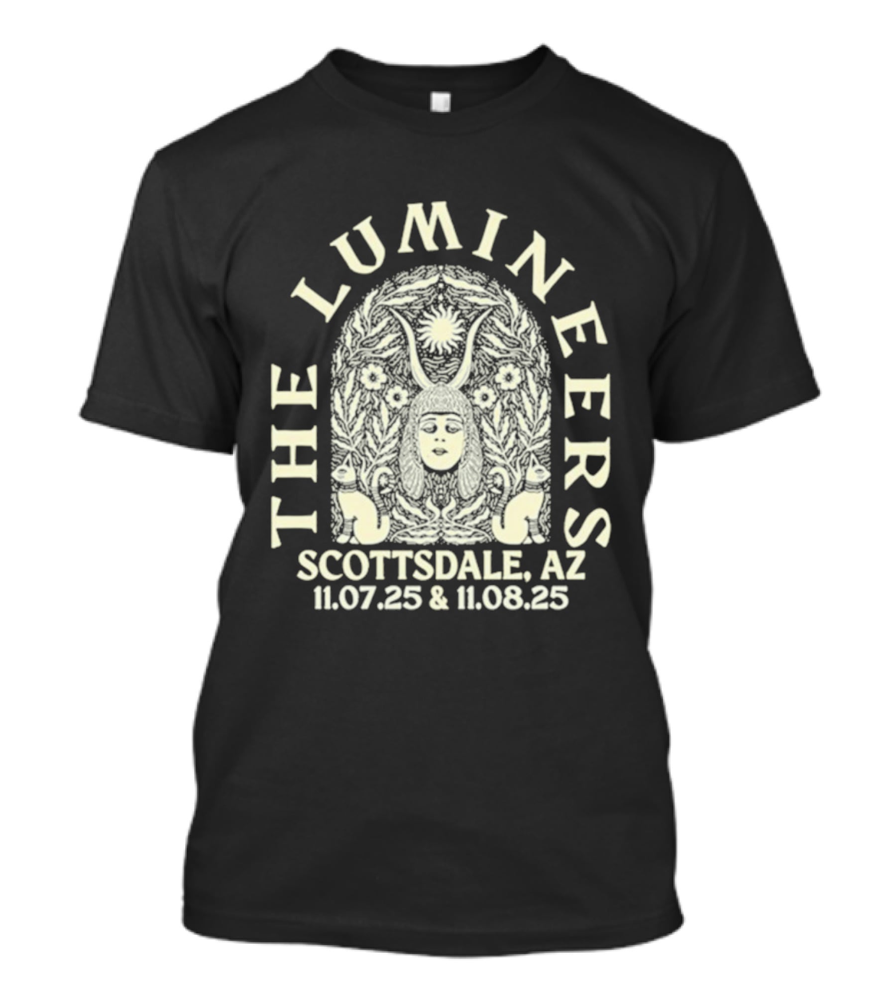 The Lumineers Scottsdale AZ November 7 And 8 2025 Dreamy Draw Festival T-Shirt