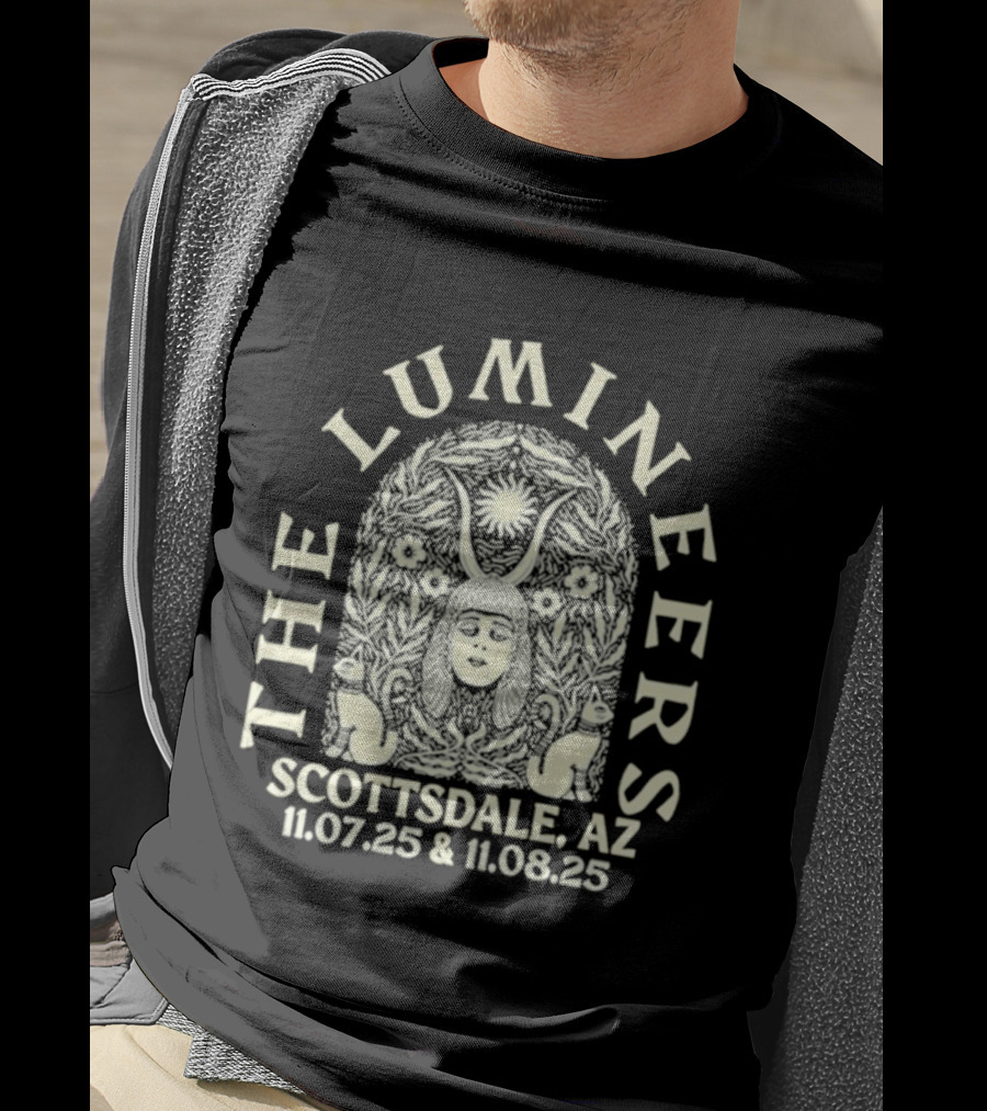 The Lumineers Scottsdale AZ November 7 And 8 2025 Dreamy Draw Festival T-Shirt