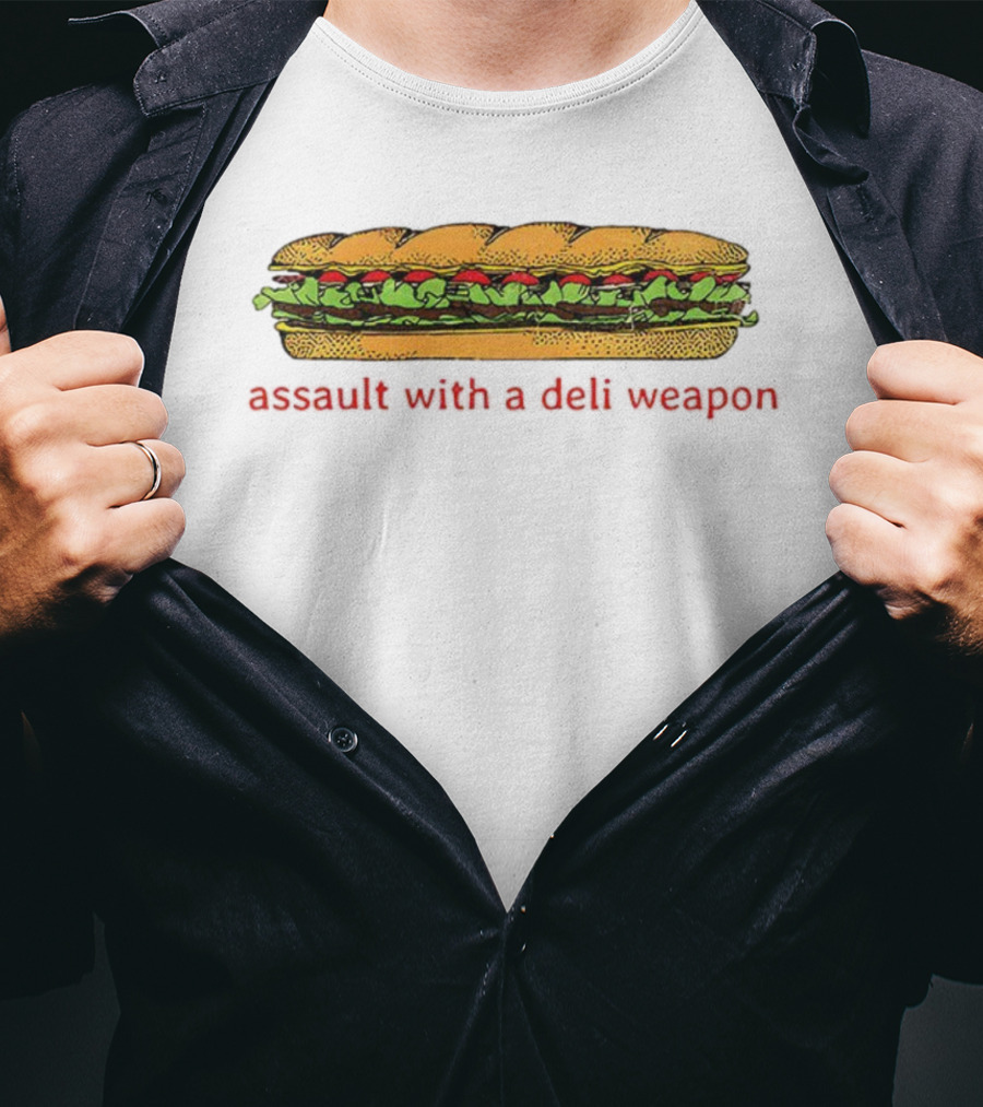 Assault With A Deli Weapon DC Sandwich Thrower Anti Ice Resist Sub Artistry T-Shirt