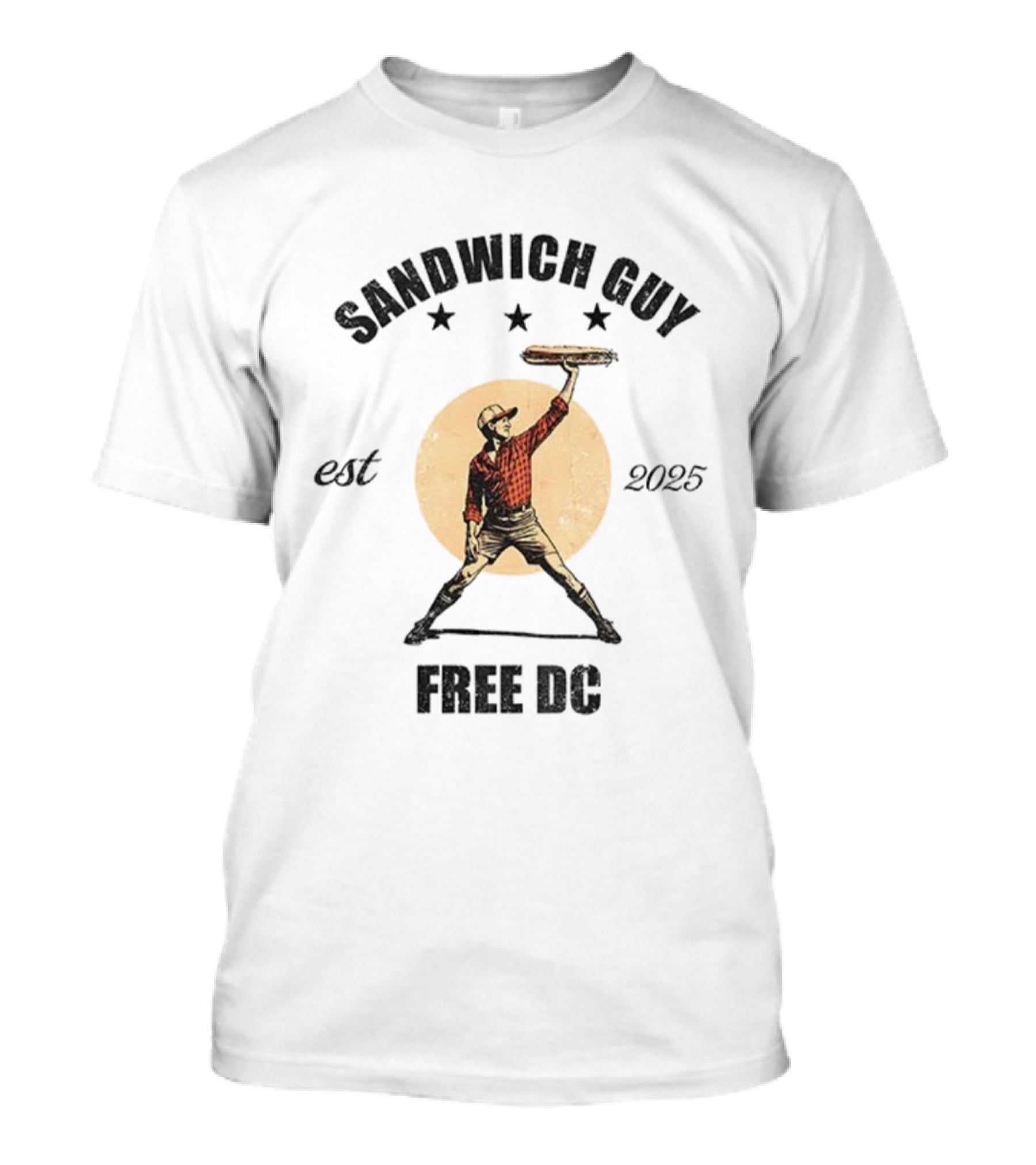 Sandwich Guy Free DC Resistance Est 2025 T-Shirt