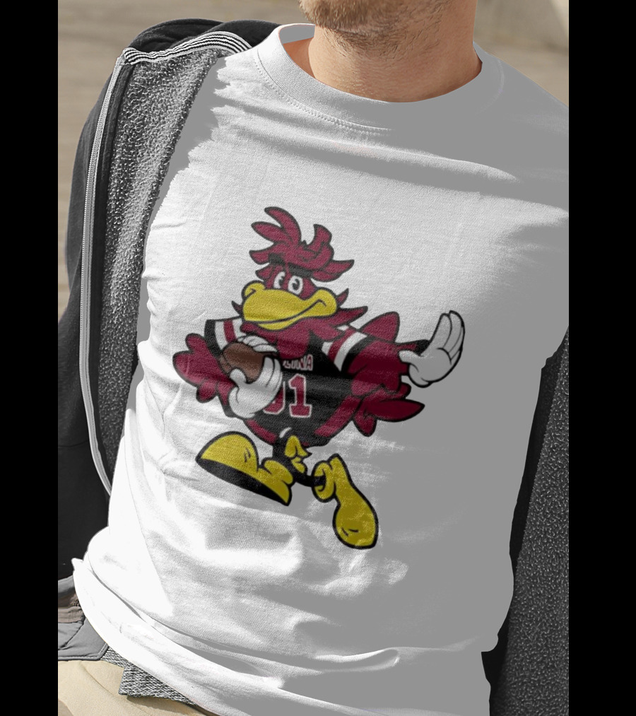 University Of South Carolina Cocky 01 Football Mascot T-Shirt