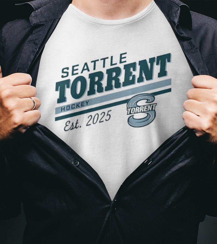 Seattle Torrent Hockey Est 2025 S Logo T-Shirt