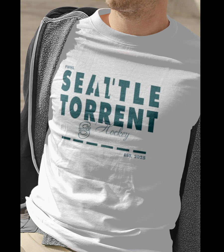 PWHL Seattle Torrent Hockey Team Est. 2025 Classic Sports Style T-Shirt