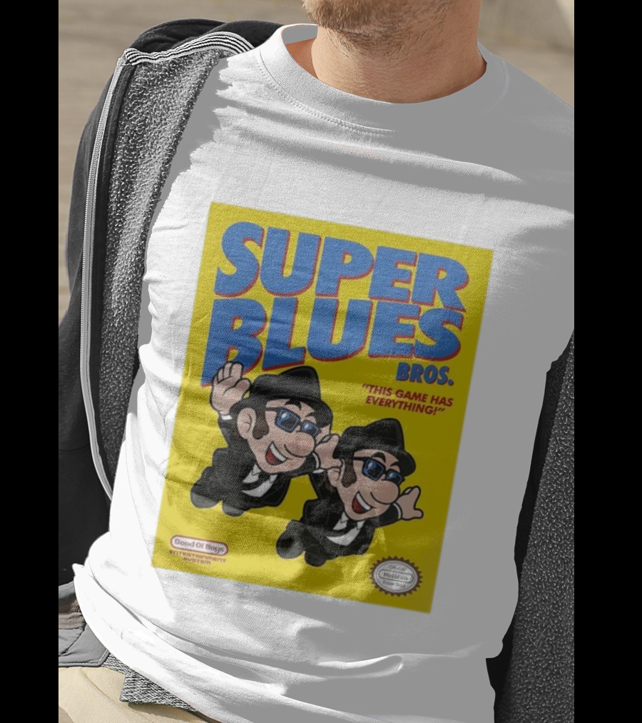 Super Blues Bros This Game Has Everything Good Ol Boys Entertainment System T-Shirt