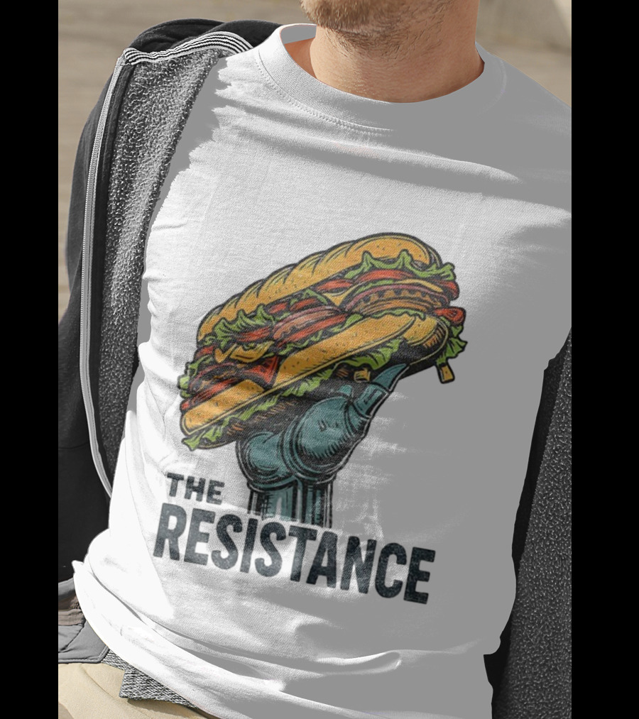 The Resistance Sandwich Fist Abolish ICE Washington T-Shirt