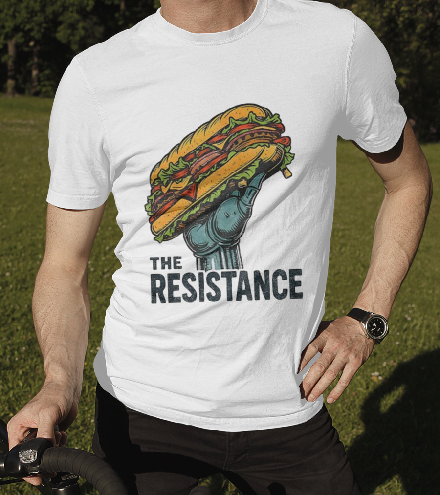 The Resistance Sandwich Fist Abolish ICE Washington T-Shirt