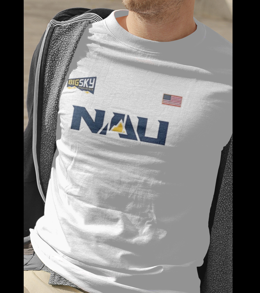 2025 Homecoming NAU Football Big Sky Conference American Flag T-Shirt