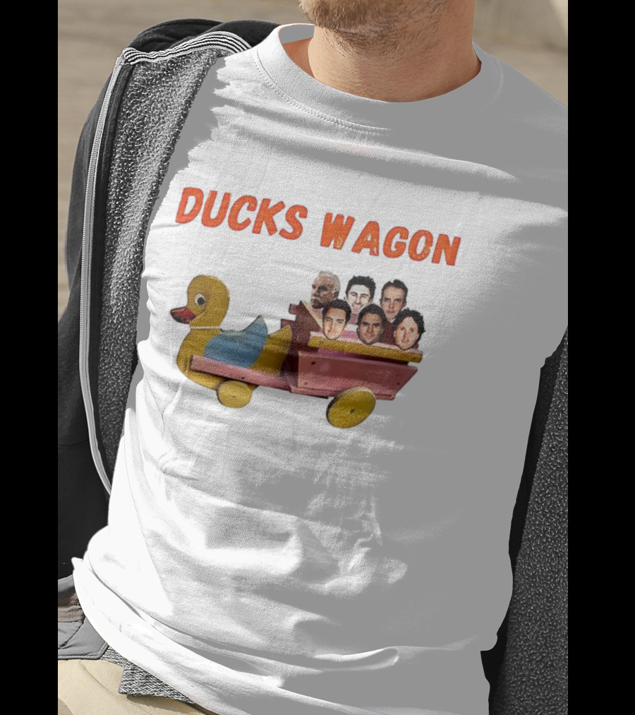 Anaheim Ducks Wagon With Faces T-Shirt