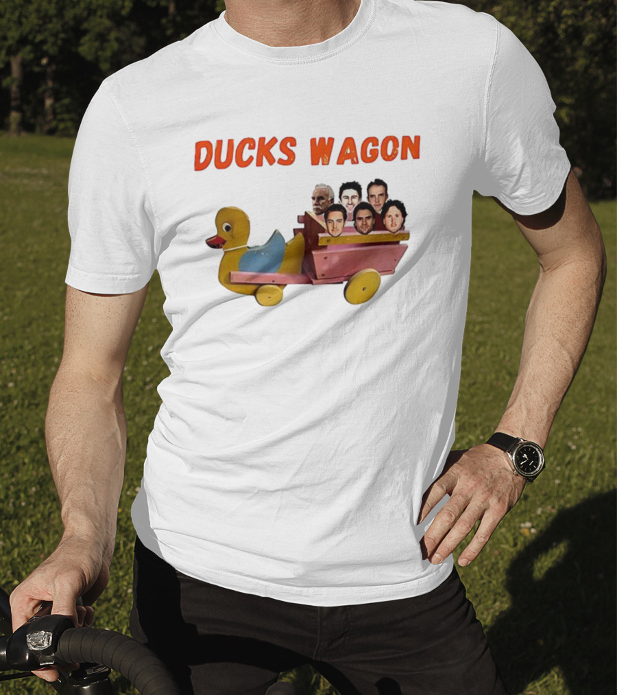 Anaheim Ducks Wagon With Faces T-Shirt