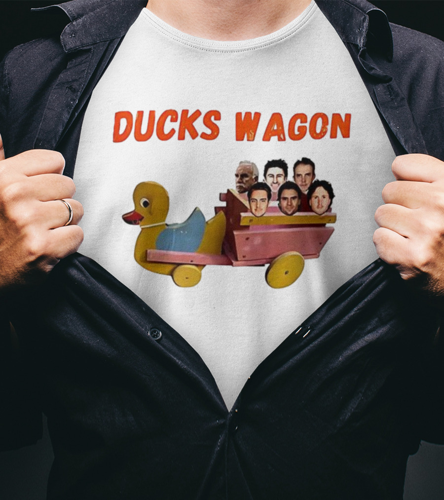 Anaheim Ducks Wagon With Faces T-Shirt