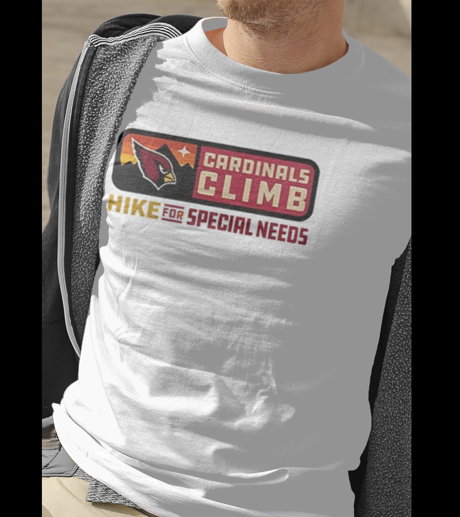 Cardinals Climb Hike For Special Needs 2025 Adventure T-Shirt