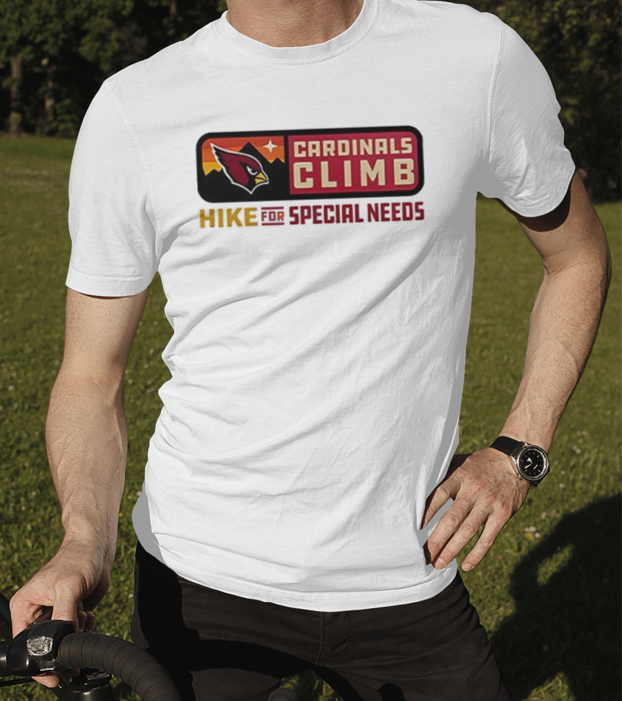 Cardinals Climb Hike For Special Needs 2025 Adventure T-Shirt