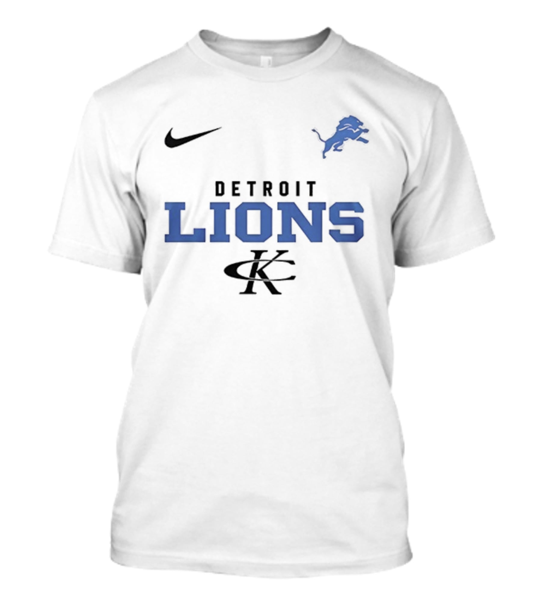 Detroit Lions Kenny Chesney No Shoes Nation 2025 Go Lions T-Shirt