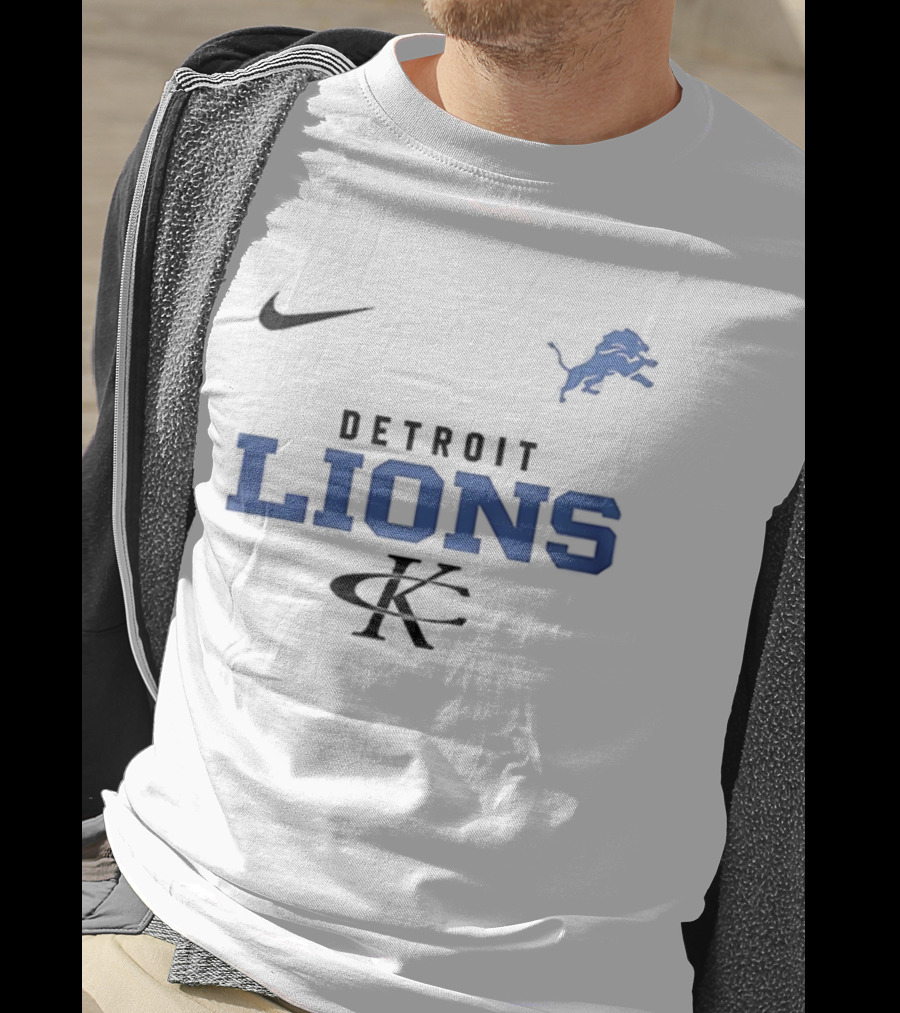 Detroit Lions Kenny Chesney No Shoes Nation 2025 Go Lions T-Shirt