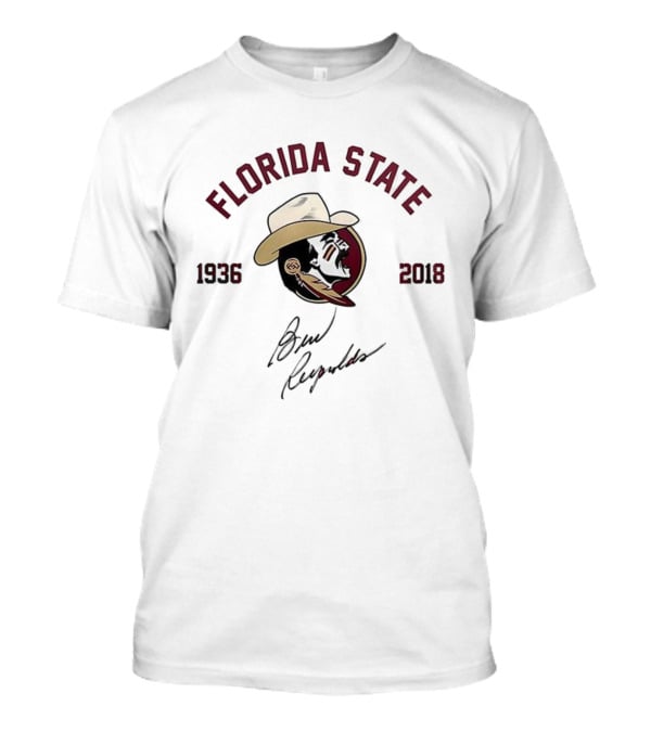 Florida State Seminoles Burt Reynolds Cowboy Hat 1936-2018 T-Shirt