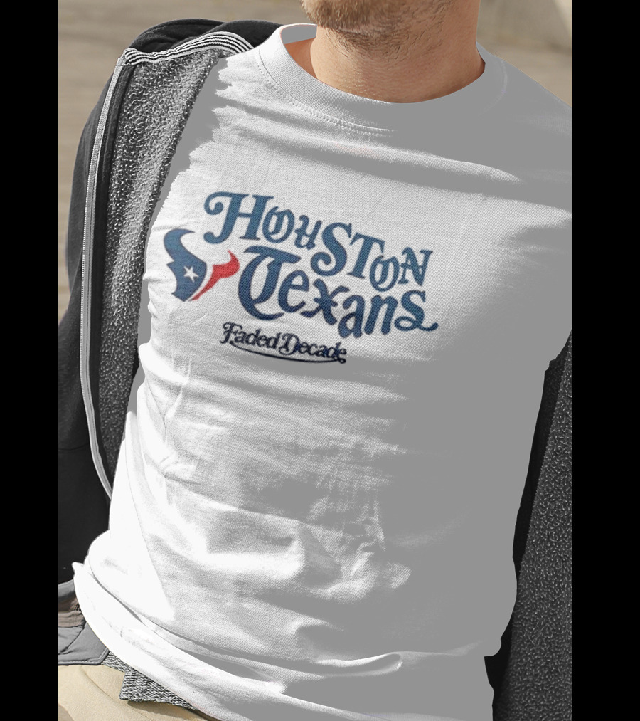 Houston Texans Faded Decade Collaboration T-Shirt