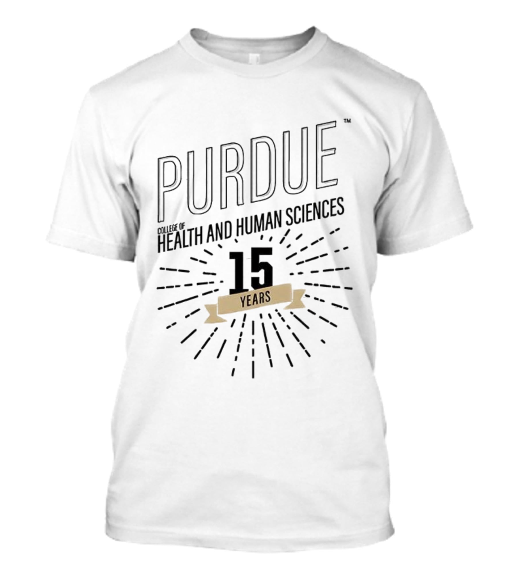 Purdue Boilermakers College Of Health And Human Sciences 15 Years Celebration T-Shirt