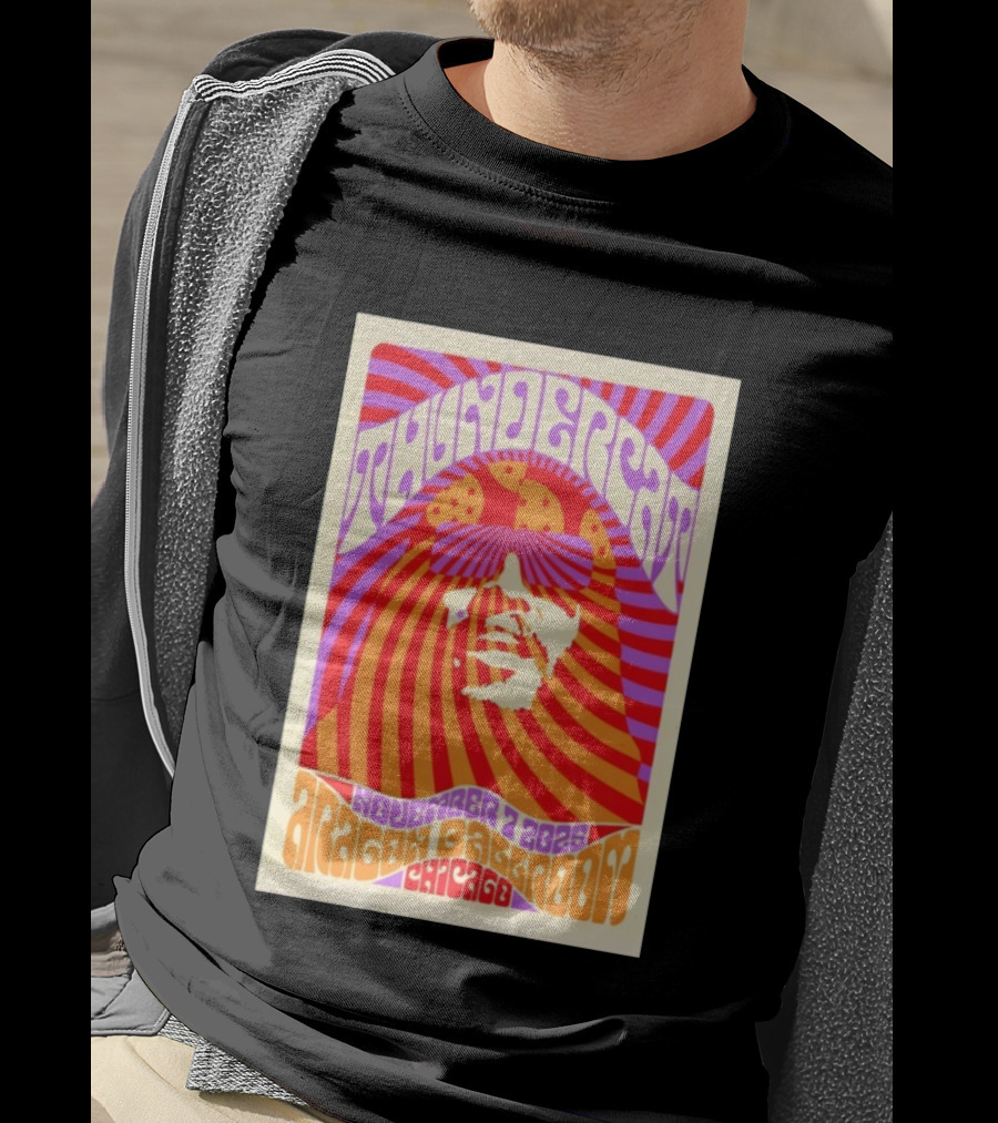 Thundercat November 2025 Aragon Ballroom Chicago Psychedelic Tour T-Shirt