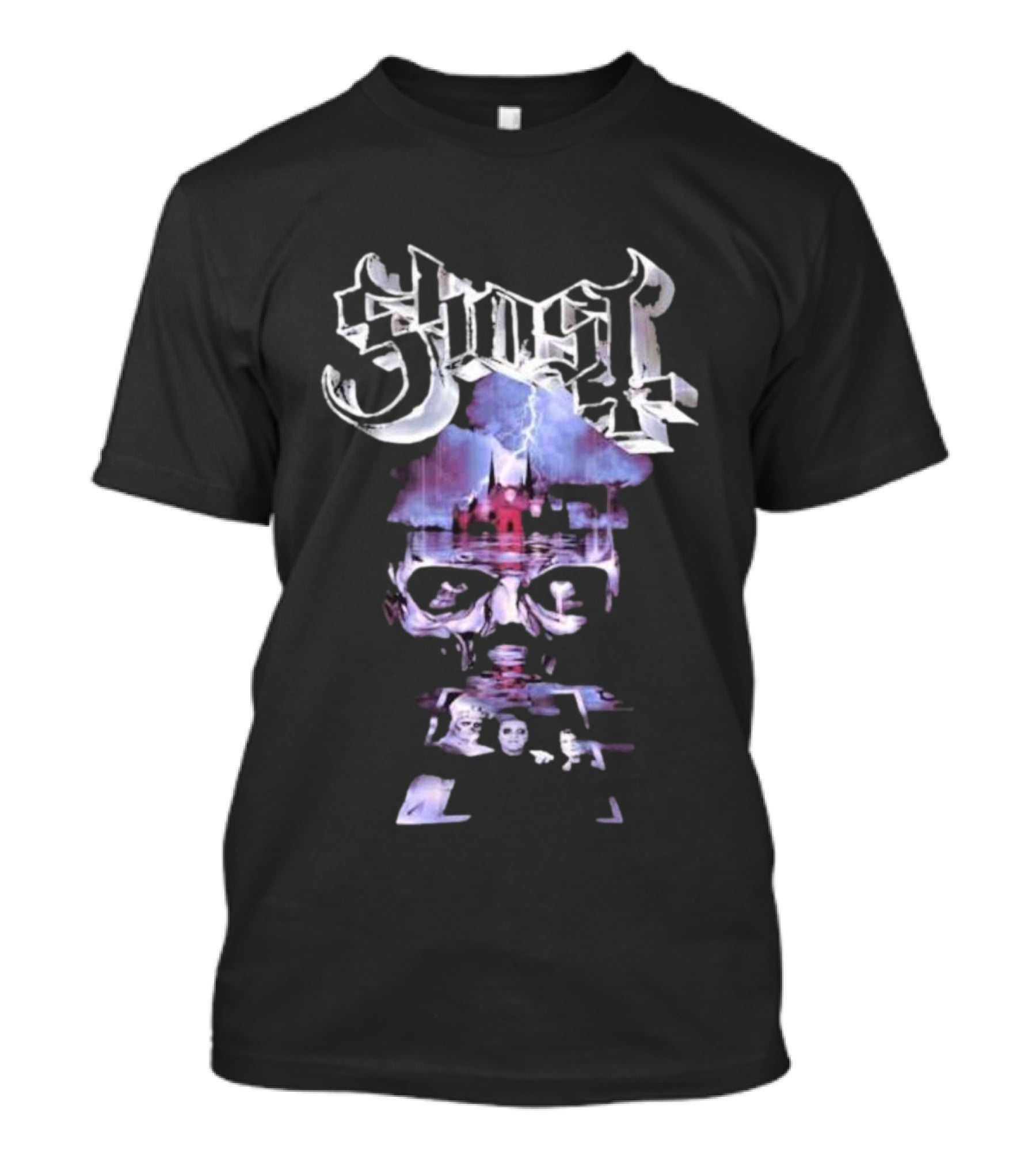 Ghost Papa V Perpetua Skeletal Tour 2025 Artwork T-Shirt