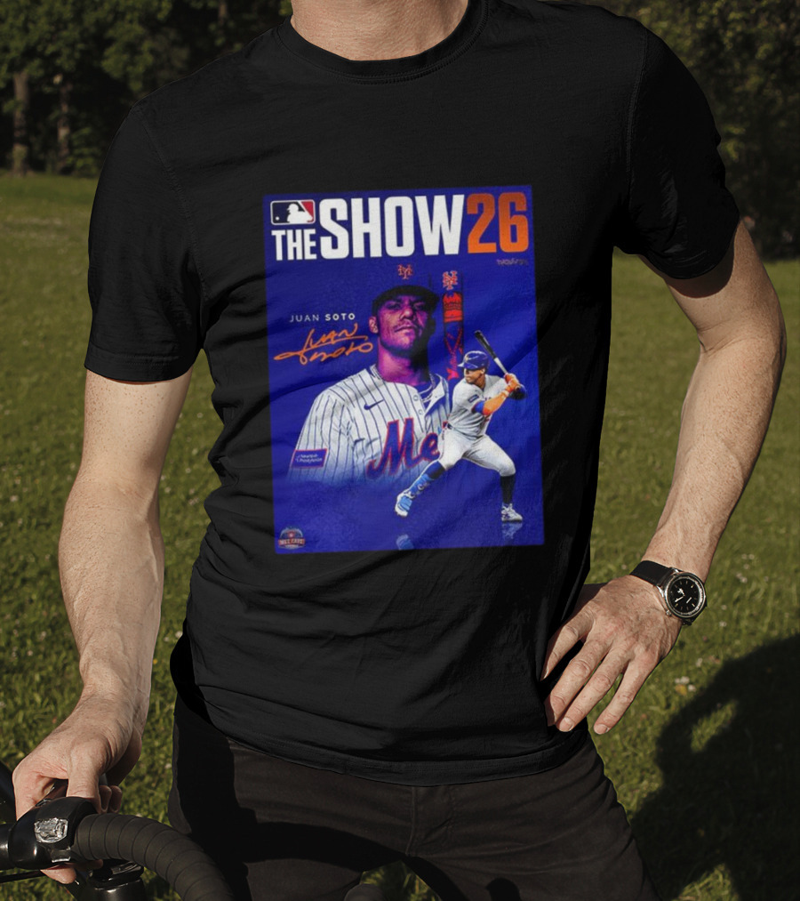 The Show 26 Juan Soto Mets Signature Edition MLB T-Shirt