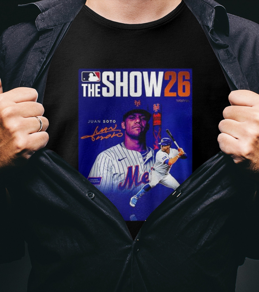 The Show 26 Juan Soto Mets Signature Edition MLB T-Shirt