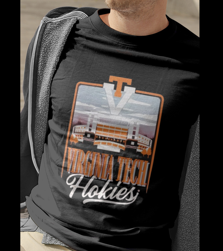 Virginia Tech Hokies Lane Stadium VT Travis Field Tailgate Football Atmosphere T-Shirt