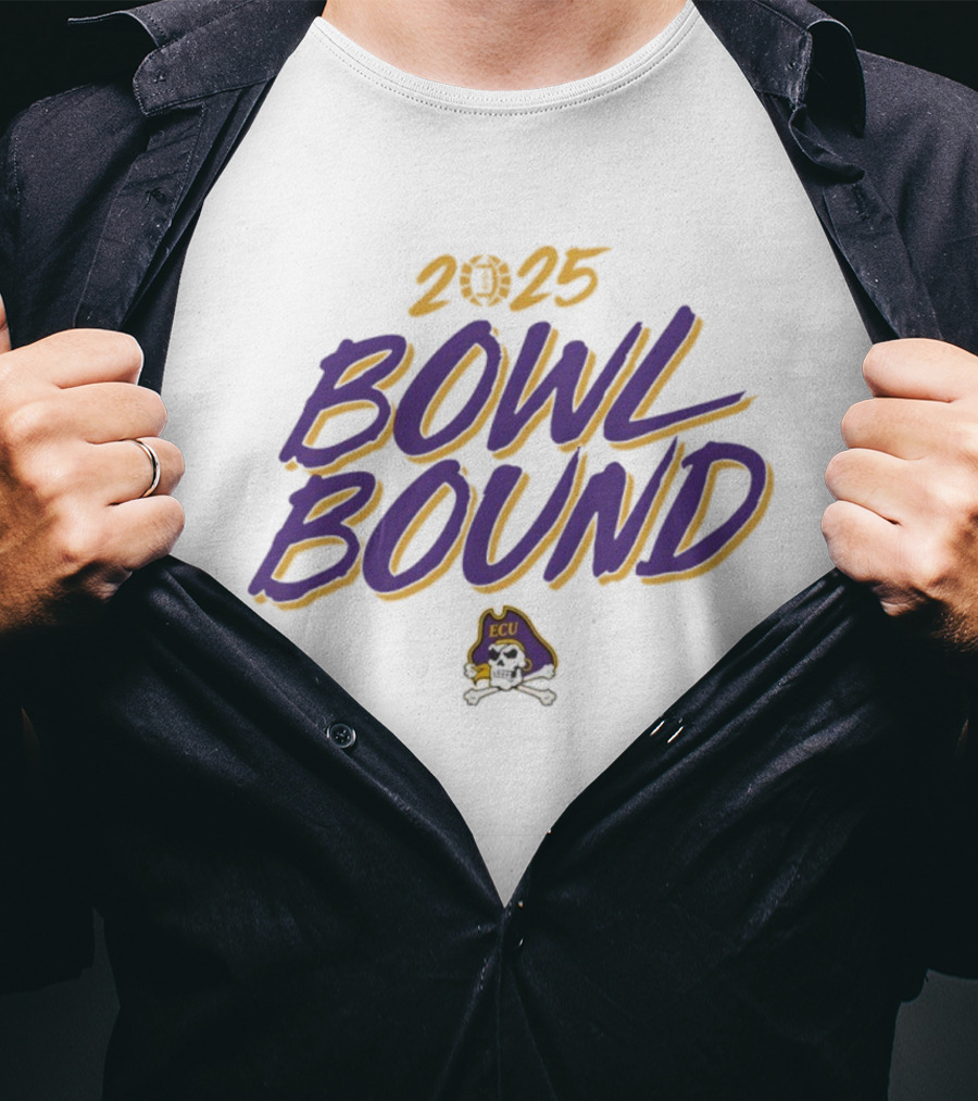 2025 Bowl Bound East Carolina University ECU Pirates T-Shirt