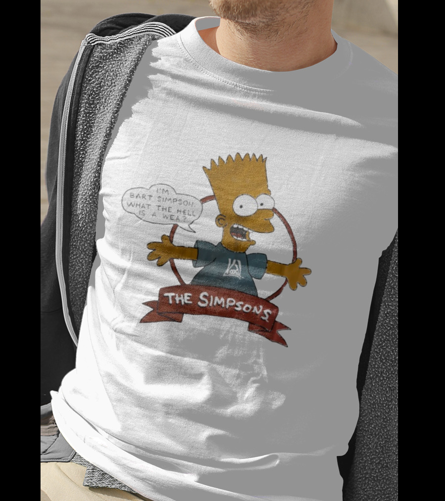 The Simpsons Bart Simpson What The Hell Is A Wea T-Shirt