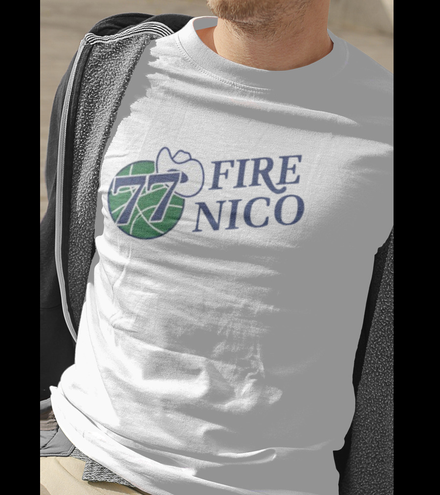 Fire Nico 77 Basketball Cowboy Hat T-Shirt
