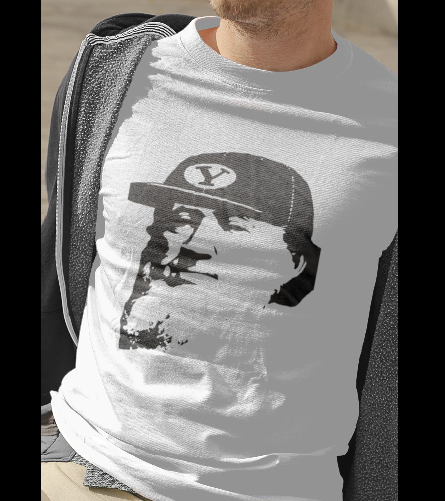 Flat Brim Brigham Young University Y Cougars Hat T-Shirt