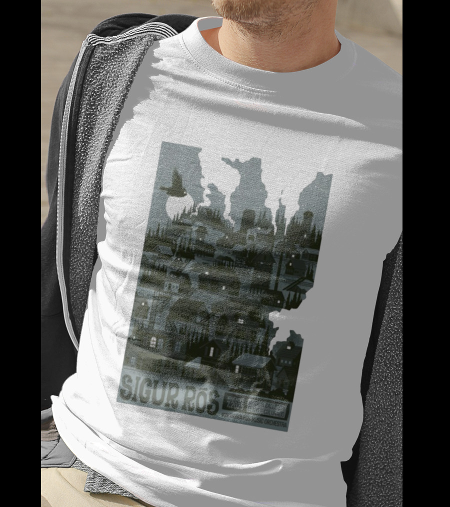 Sigur Rós November 7 2025 Mission Ballroom Denver Colorado With Wordless Music Orchestra T-Shirt