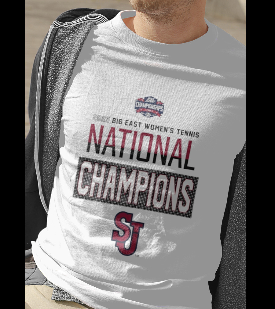 St John’s Red Storm 2025 Big East Women’s Tennis National Champions T-Shirt