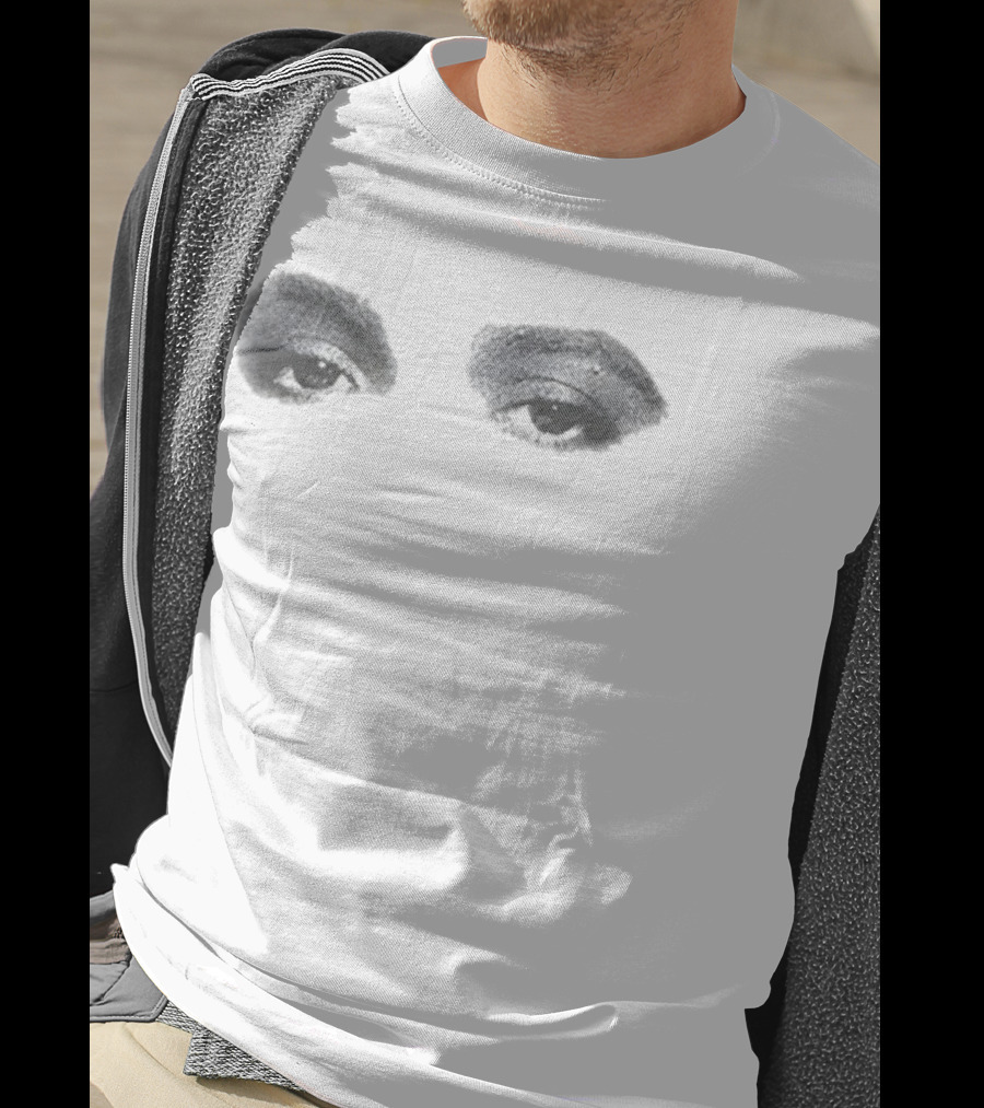 Young Miko DND Eyes Black And White Design T-Shirt