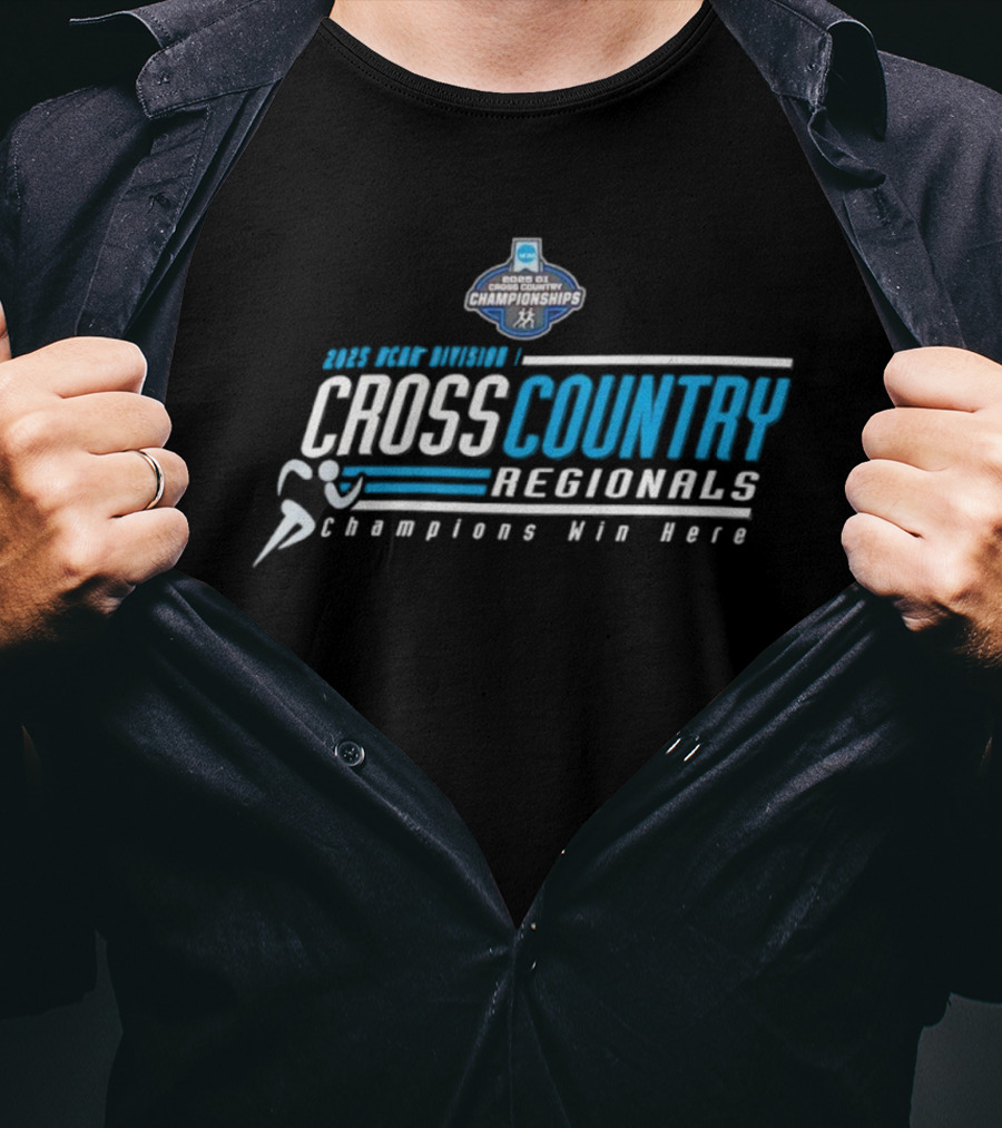 2025 NCAA Division I Cross Country Regionals Champions Win Here T-Shirt