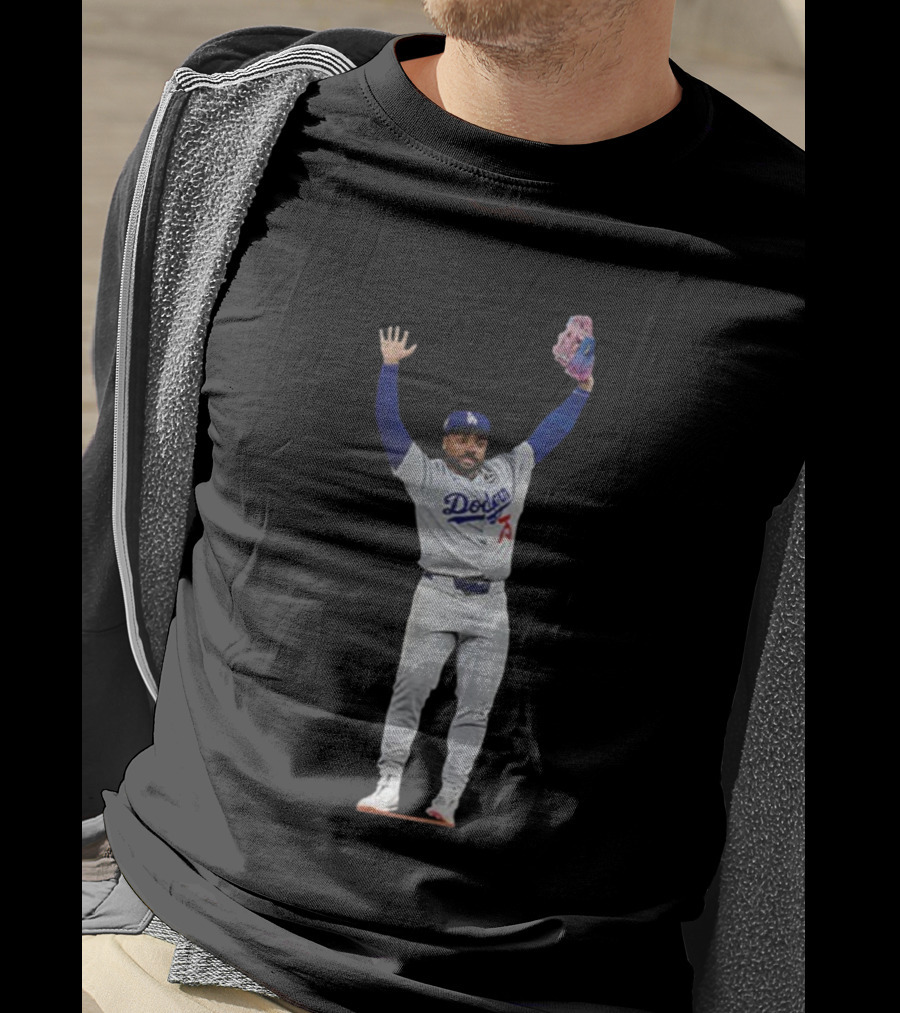 Justin Dean Meme Los Angeles Dodgers MLB Baseball Player World Series 2025 T-Shirt