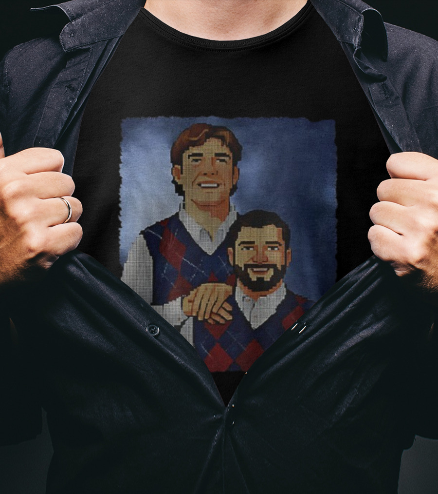 Jaxson Dart Cam Skattebo Vintage New York Football Step Brothers Style T-Shirt