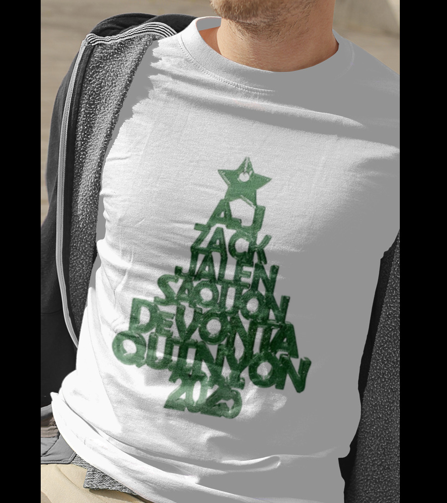 Philadelphia Eagles Christmas Star Jalen DeVonta 2025 T-Shirt