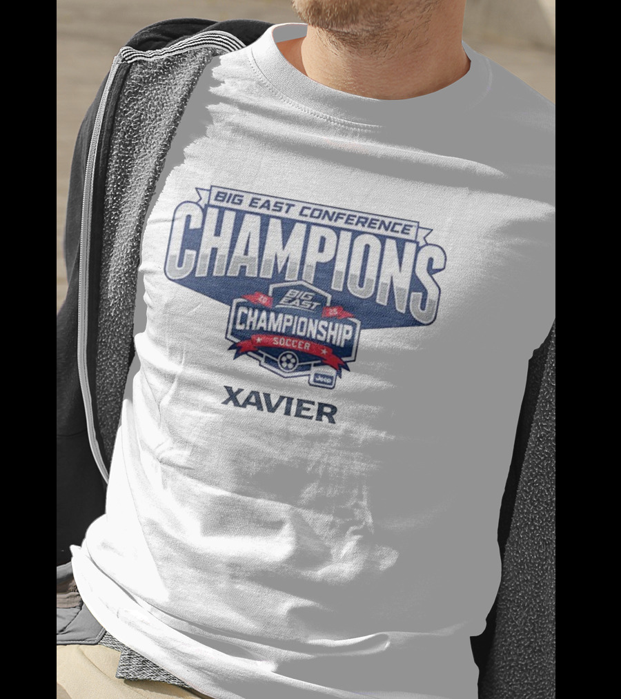 Xavier Big East Conference Champions 2025 Soccer Championship Jeep T-Shirt