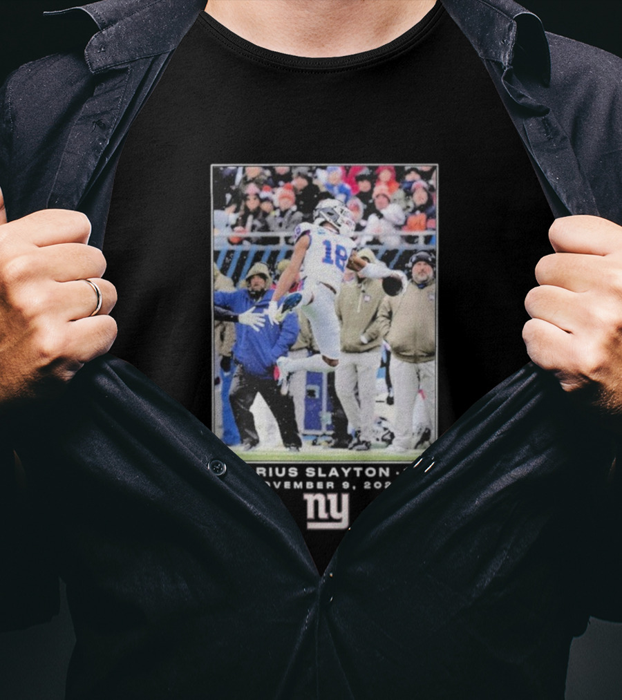 Darius Slayton New York Giants NFL Week 10 November 9 2025 T-Shirt