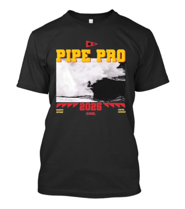 Florence Marine X Pipe Pro 2025 North Shore Oahu Hawaii WSL T-Shirt