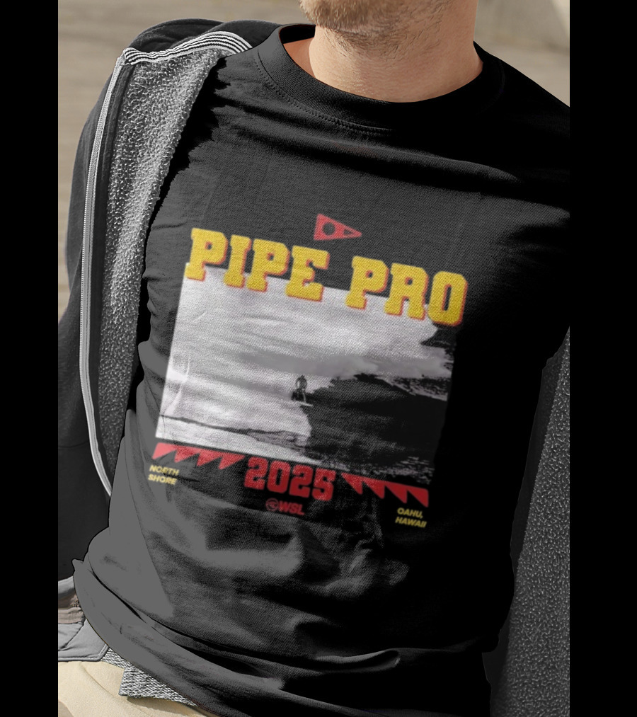 Florence Marine X Pipe Pro 2025 North Shore Oahu Hawaii WSL T-Shirt