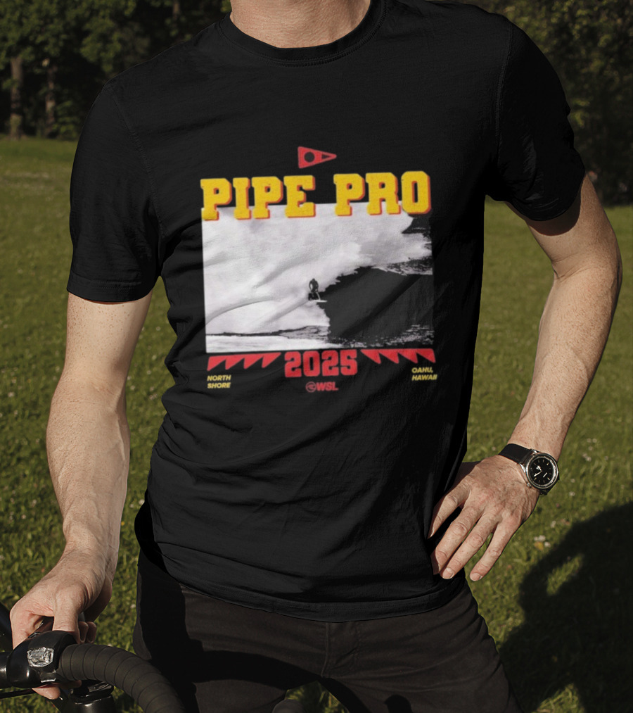 Florence Marine X Pipe Pro 2025 North Shore Oahu Hawaii WSL T-Shirt